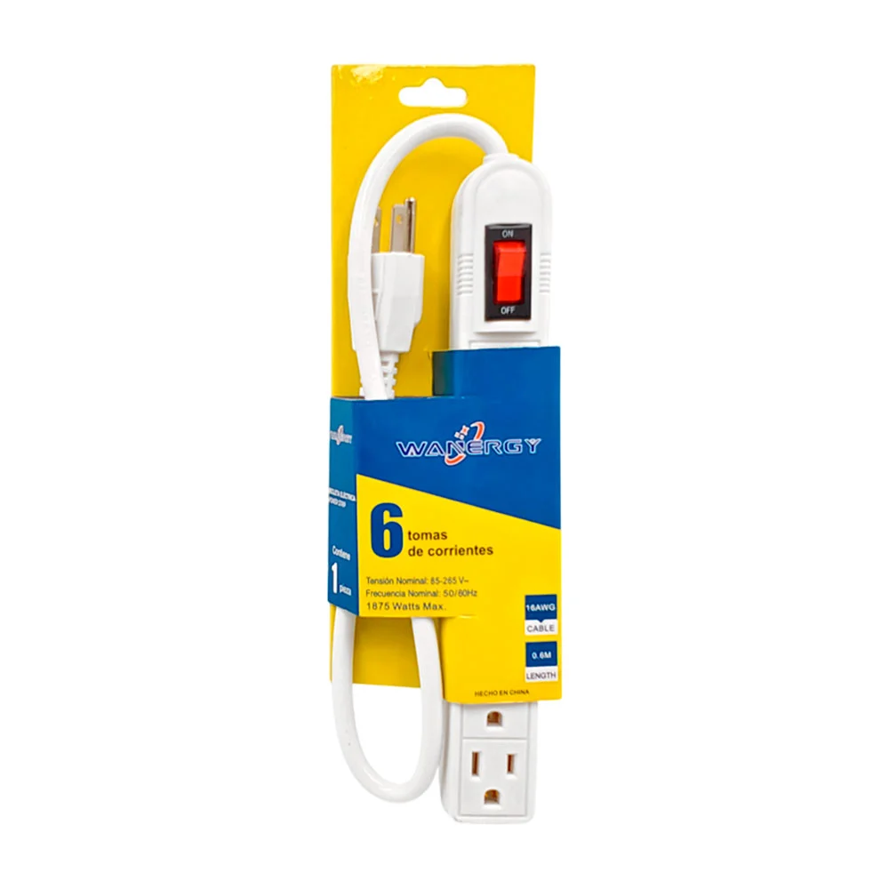 Multicontacto wanergy con 6 tomacorrientes trifásicos / 05120