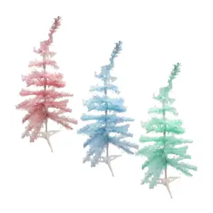 Árbol pequeño navideño decorativo, con efecto tornasol y medida de 60…