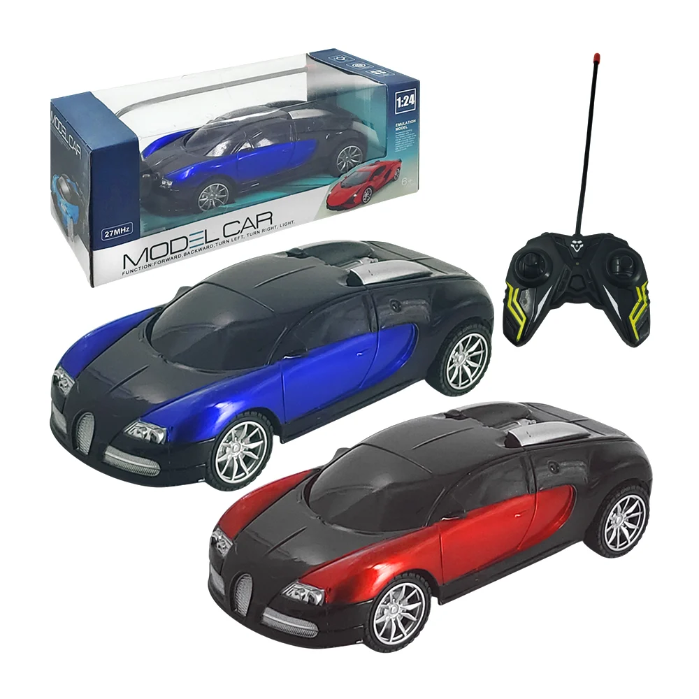 Carro eléctrico deportivo a escala + control remoto, color surtido / 19-2b