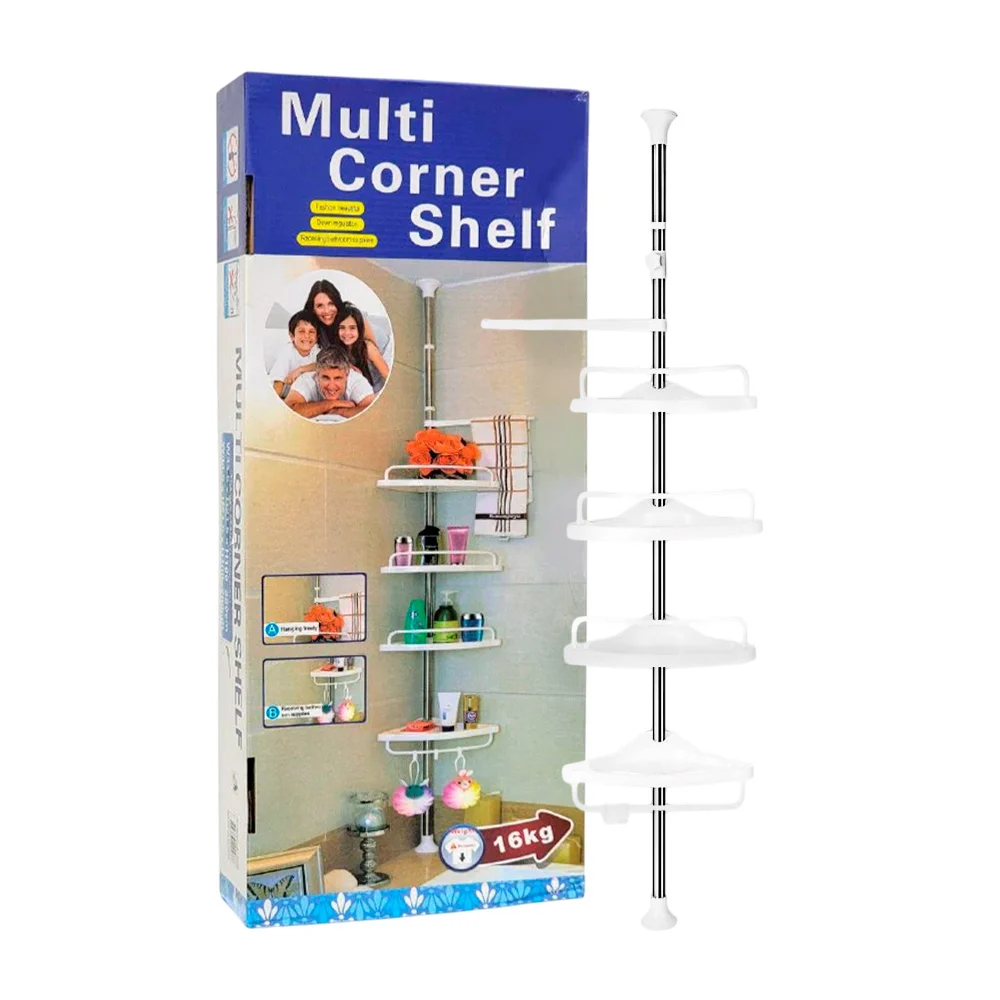 Estante de esquina multifuncional ajusta...