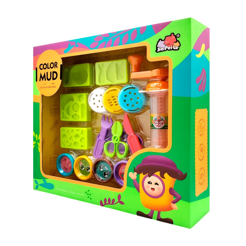 Juguete didáctico para hacer comida con masa moldeable + accesorios / 5838-101