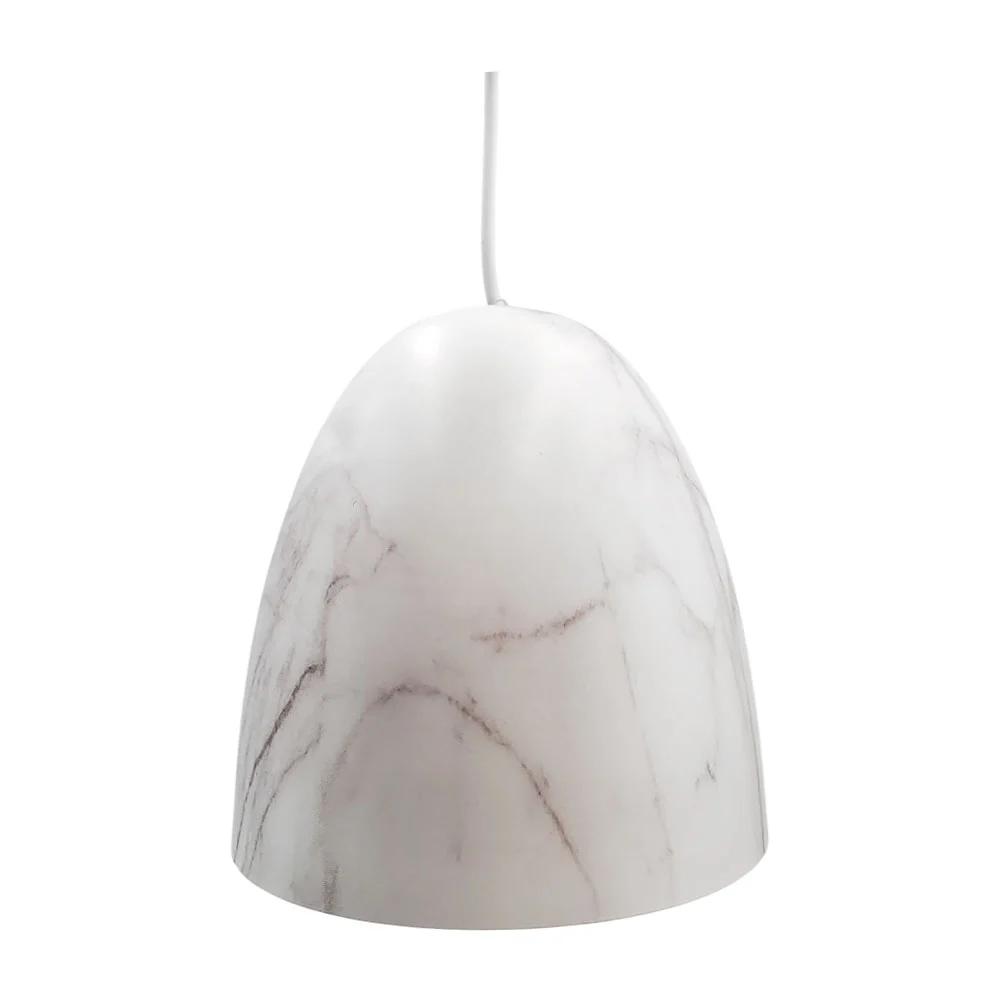 Lámpara colgante wanergy decorativa con diseño moderno en color blanco mármol