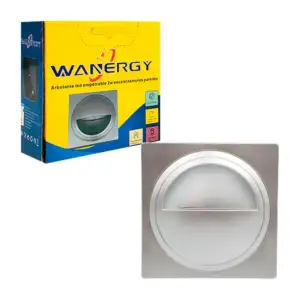 Arbotante led empotrable wanergy 2w con sensor de movimiento para esc…