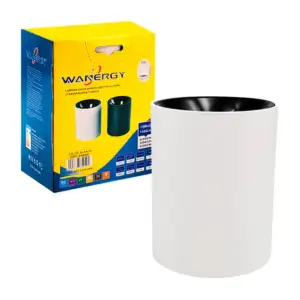 Lámpara led wanergy para sobreponer tipo cilindro, 15w y 3 intensidad…