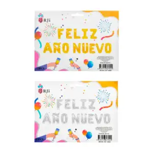 Kit de globos feliz año nuevo con 13pcs rji, variedad de colores / 66…