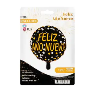 Globo metálico grande de 18´ de feliz año nuevo / foil balloon / 6627…
