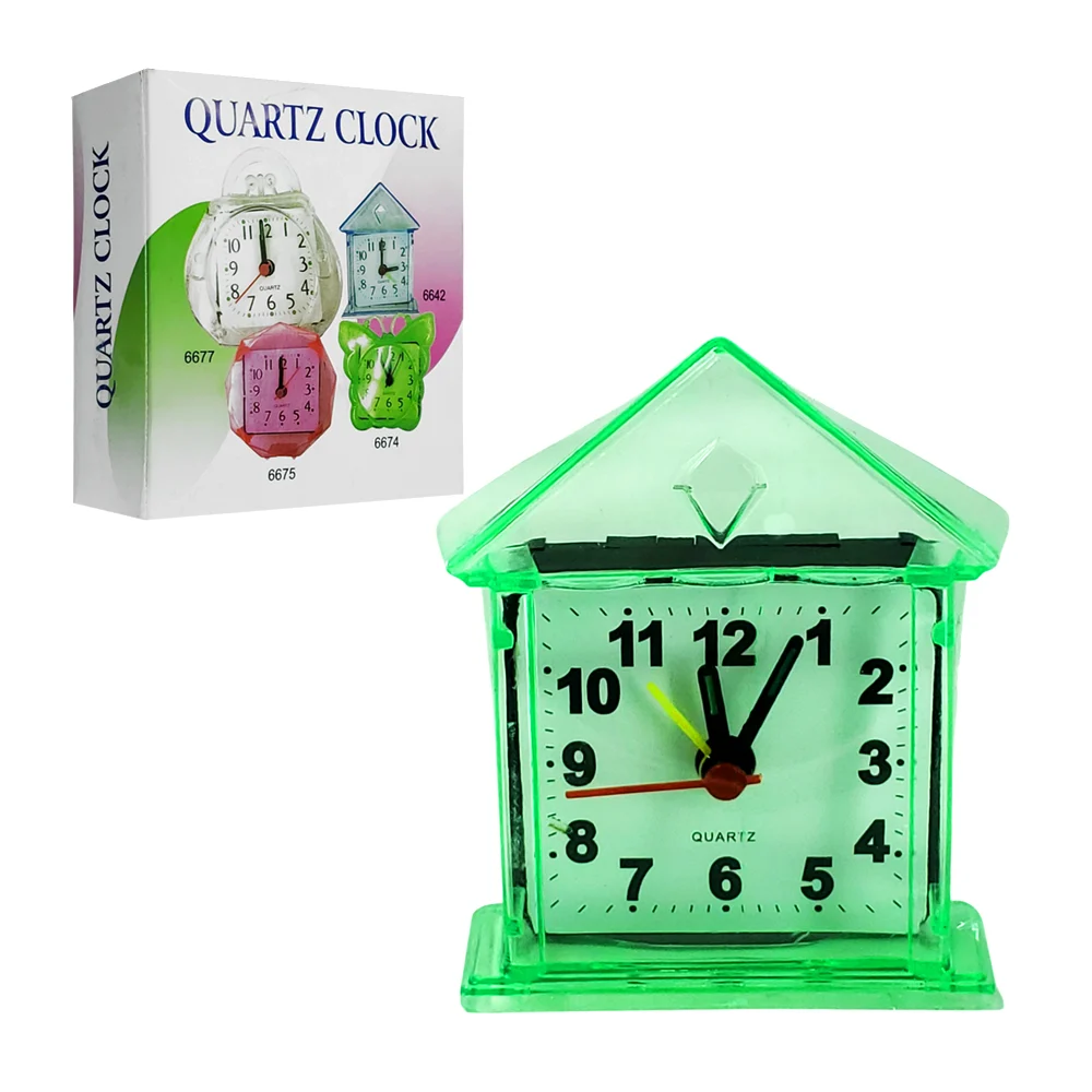 Mini reloj translucido con divesas formas y colores / quartz clock / tl35787