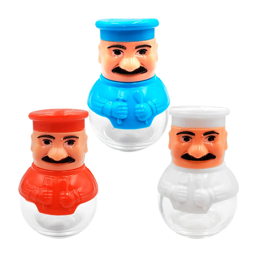 Especiero multifuncional en forma de chef, variedad de colores