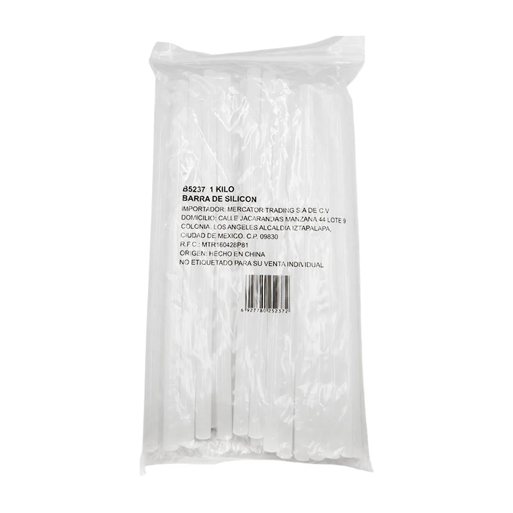 Paquete con 40 - 1k de barras de silicón de 1.5x27cm / b5237