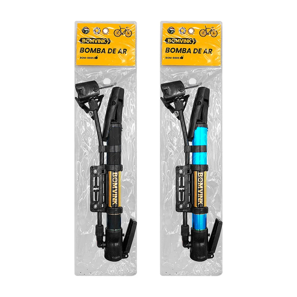 Bomba de aire manual portátil, variedad de colores / bom-8805