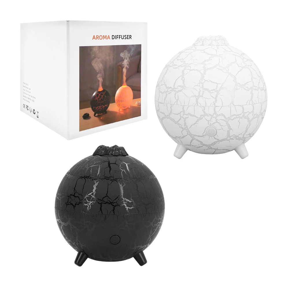 Humidificador redondo con diseño efecto lava, variedad / dif-d612