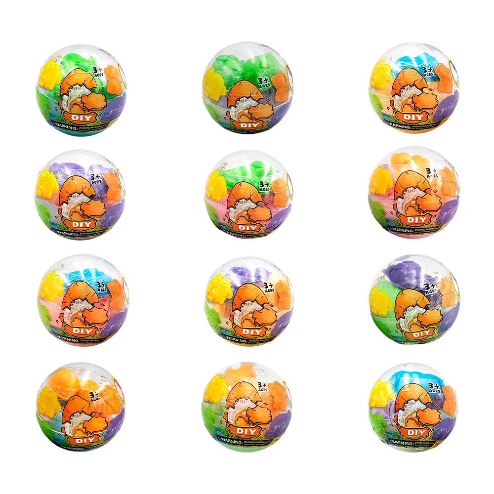 1pz esfera con arena kinesica + molde de animalito, variedad de modelos