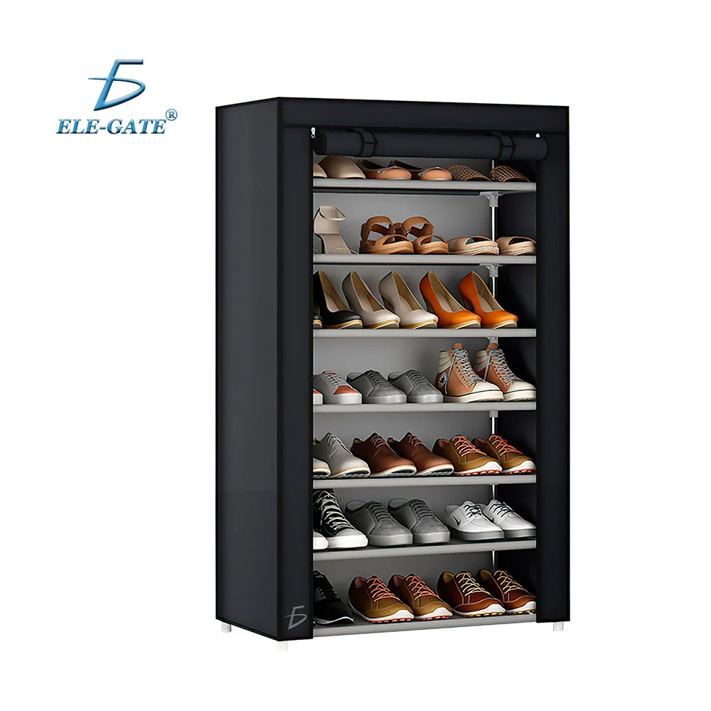 Organizador zapatero con 6 niveles, funda antipolvo y cierre frontal / hog.135.8