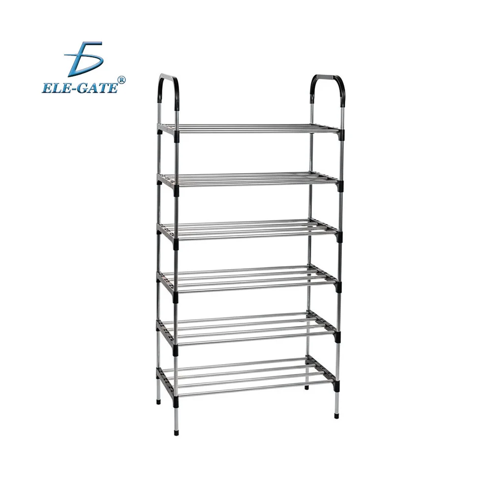 Zapatero organizador con 6 niveles de acero inoxidable / hog.194.6