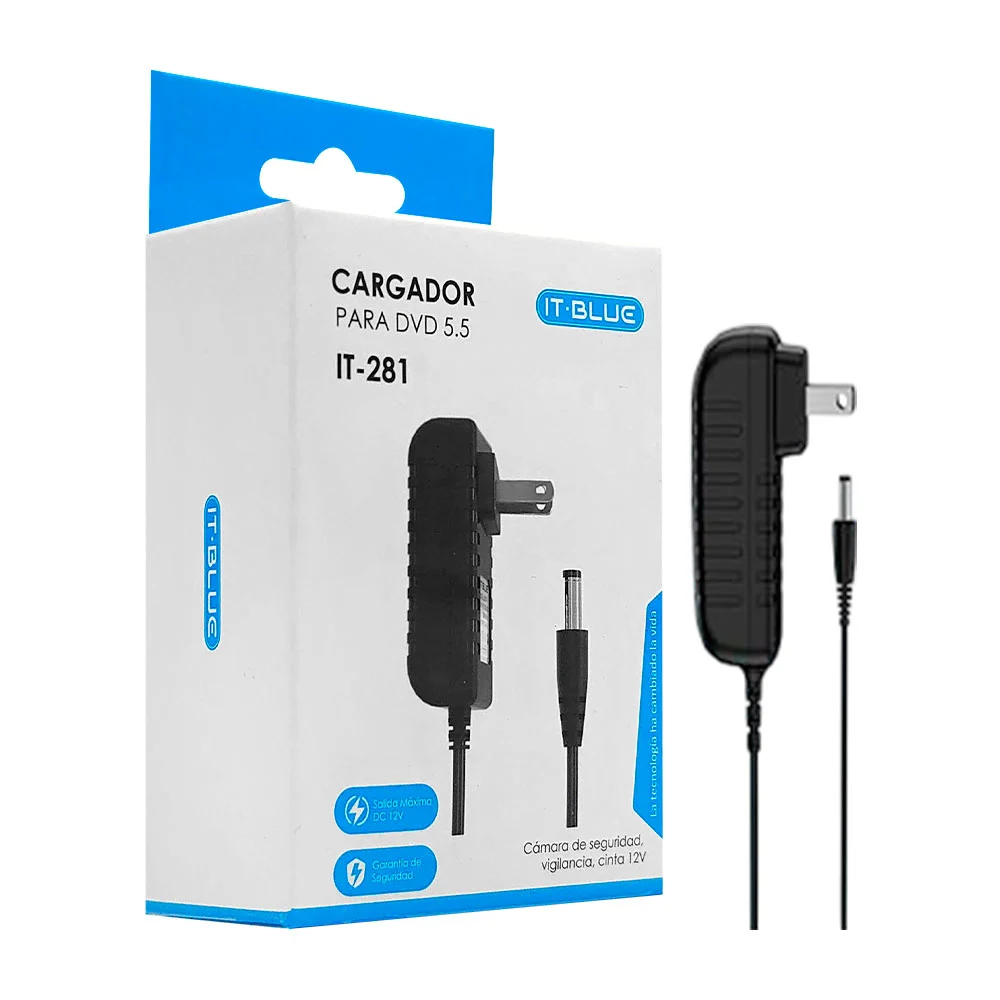 Cargador universal multifuncional it-blue, dc 12v / it-281