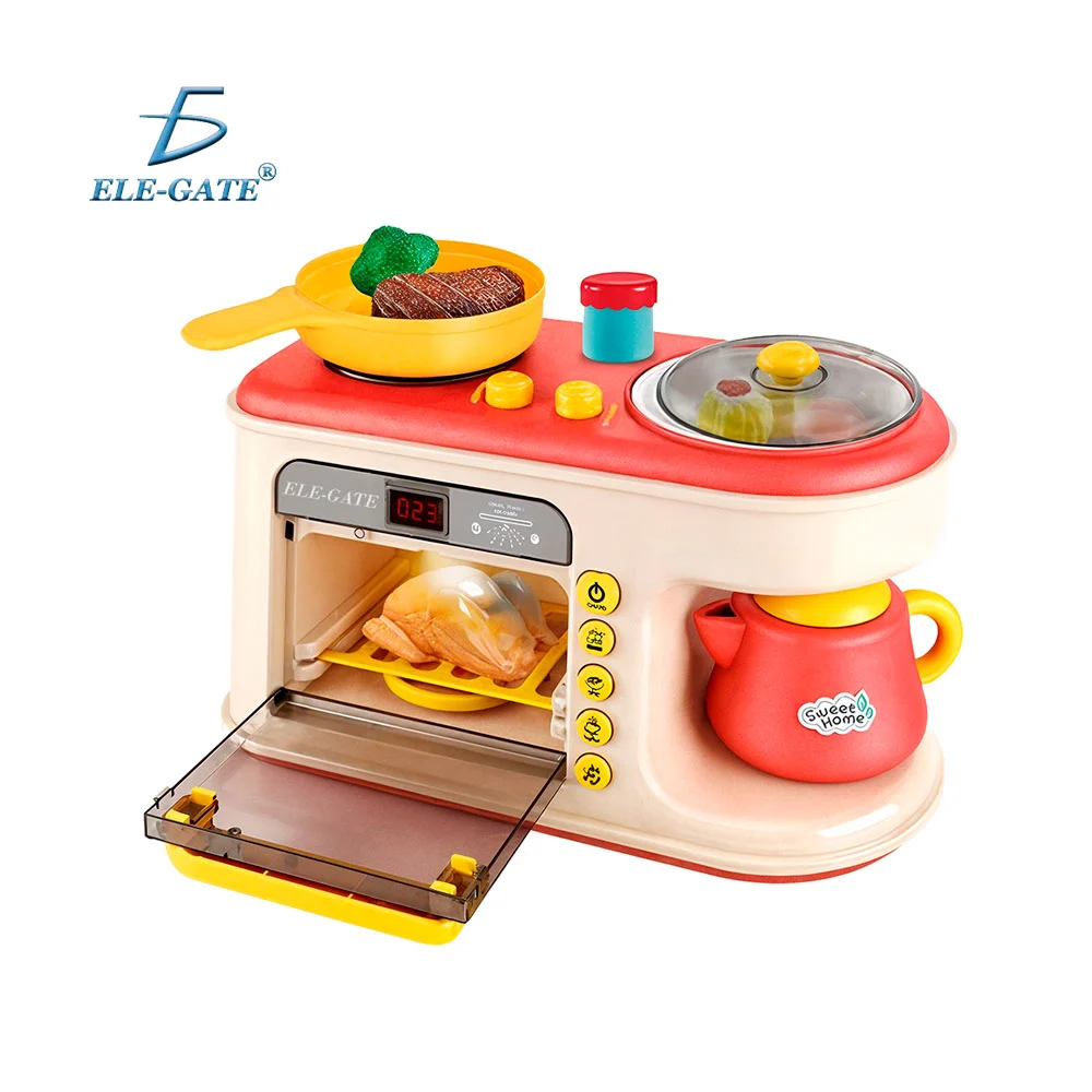 Cocina de juguete, con 47 accesorios variados, con luz y sonido, color surtido