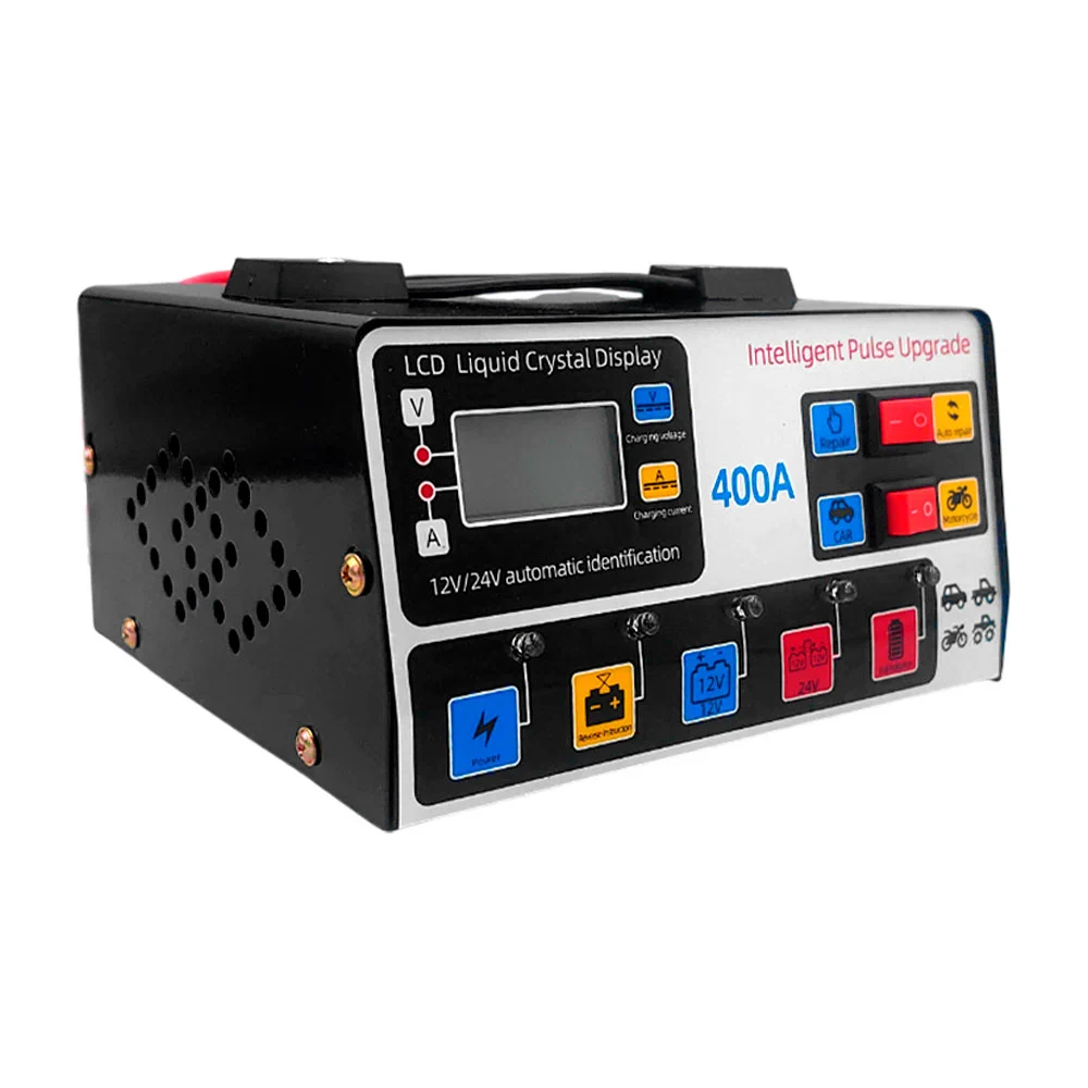 Cargador de pulso inteligente para vehículos, multicompatible / lu2314