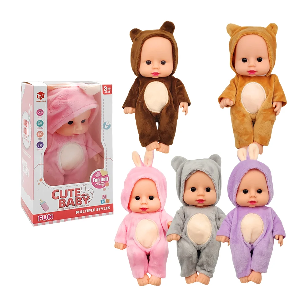 Muñeco bebé cute pequeño cute baby con mameluco, variedad / lu7929