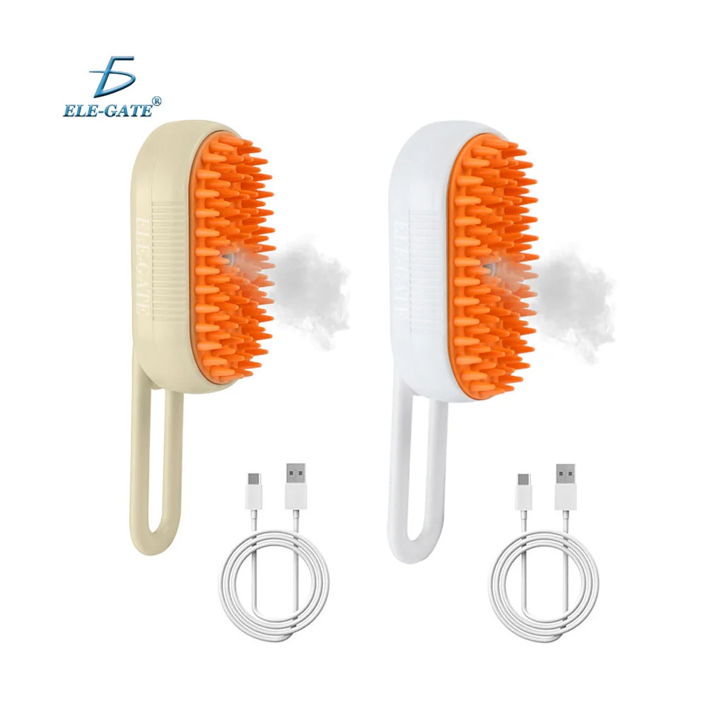 Cepillo para mascotas con vaporizador y carga usb, variedad de colores / mas.118