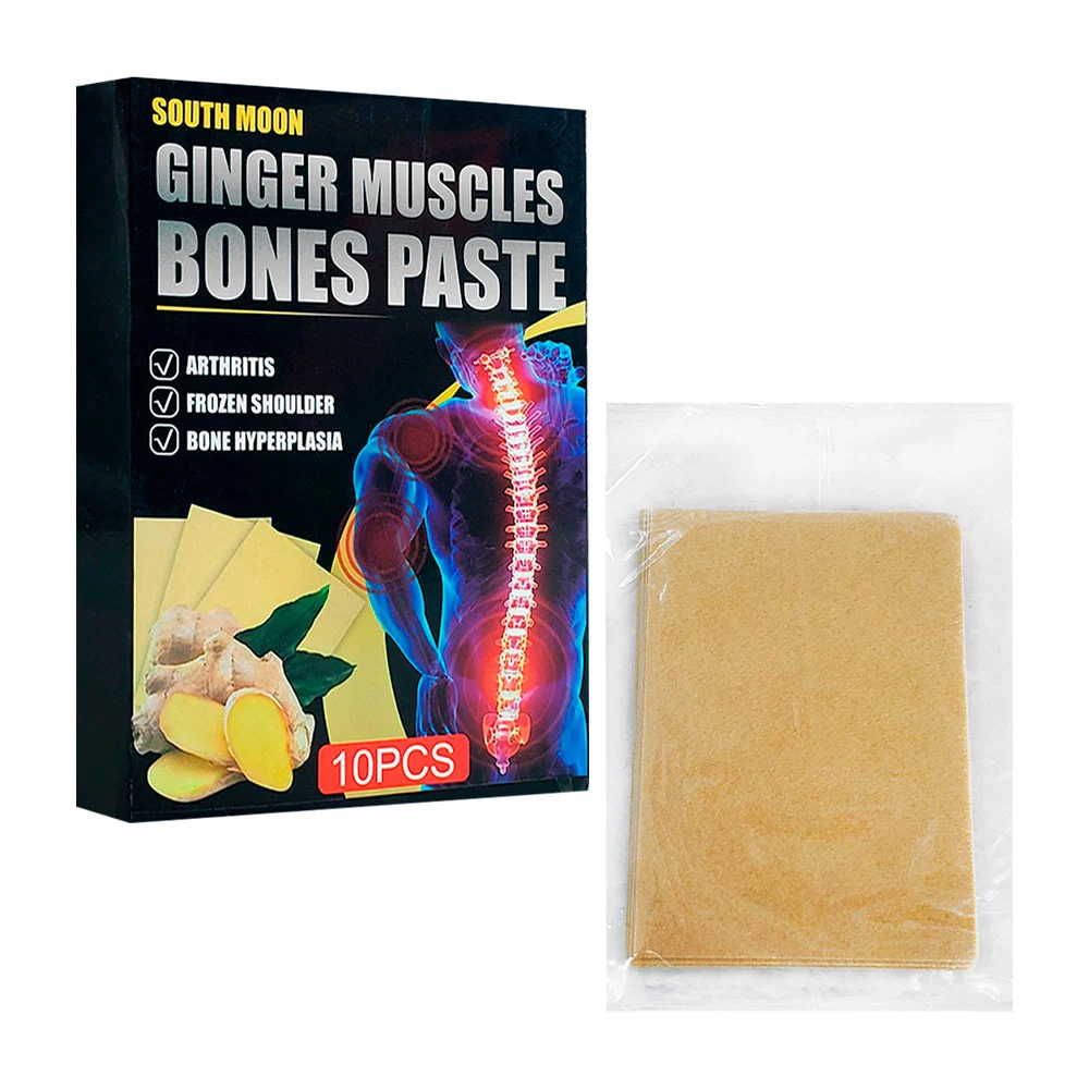 Caja con 10 parches de jengibre para ali...