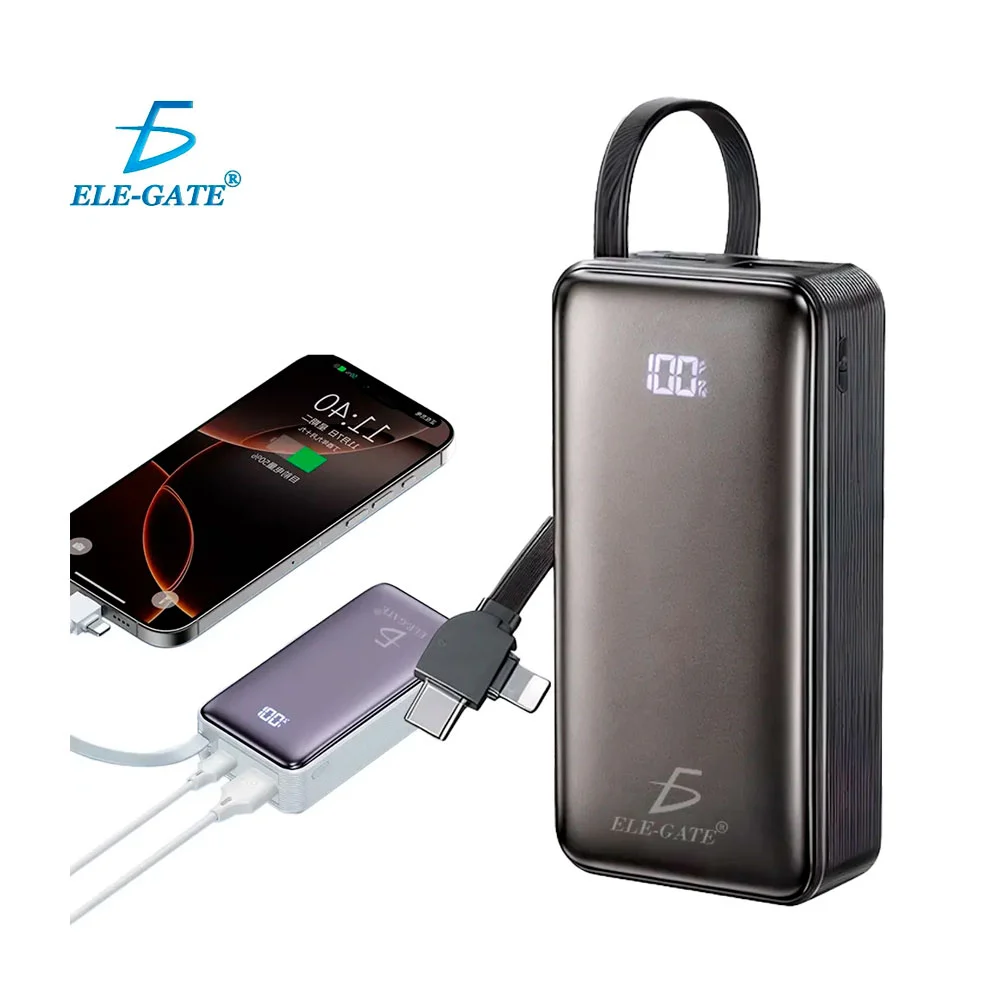 Power bank con cable dual tipo c y light...