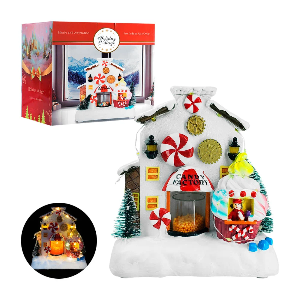 Adorno navideño fabrica de dulces music...