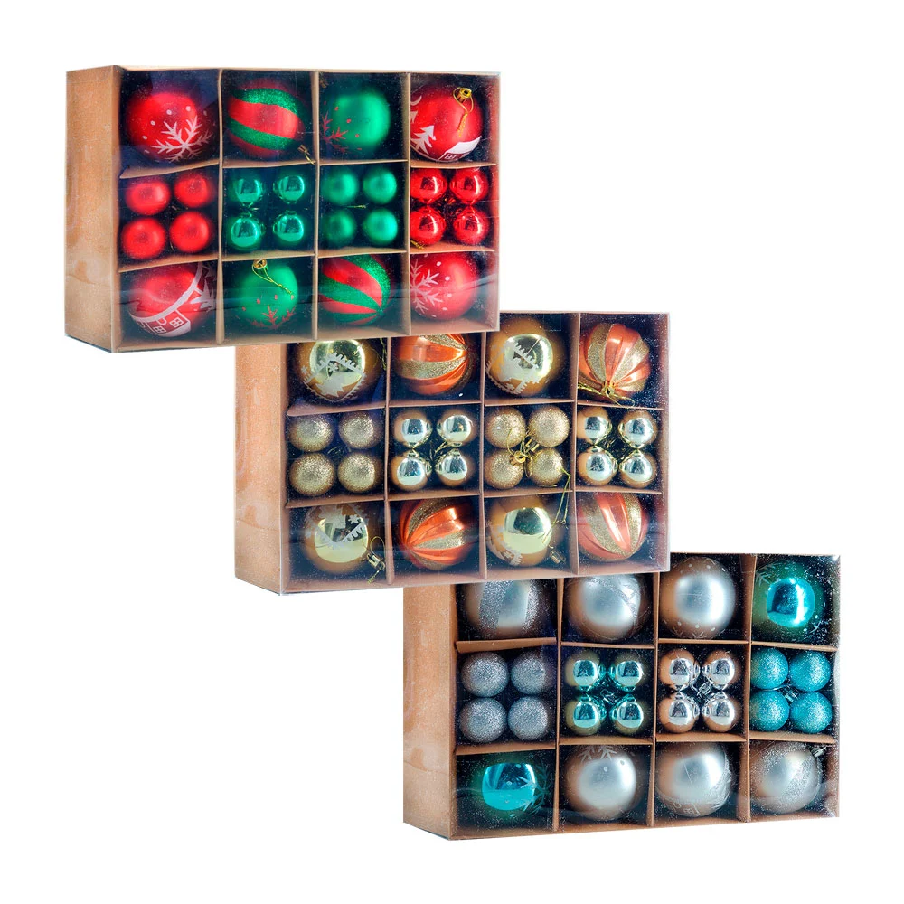Paquete con 40 esferas navideña, 32 min...