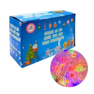 Serie decorativa cortina con 120leds de perla, transparente, variedad…