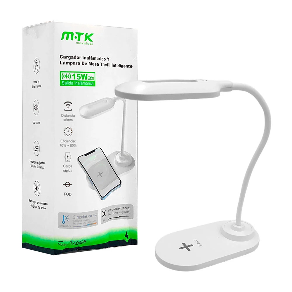 Lámpara de escritorio con 3 modos de il...