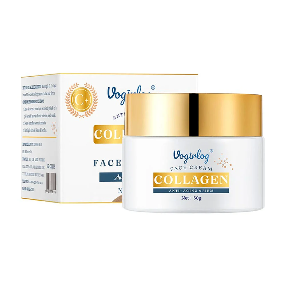 Crema facial anti arrugas con extracto de colágeno, 50g / vogirlog / vg-col05