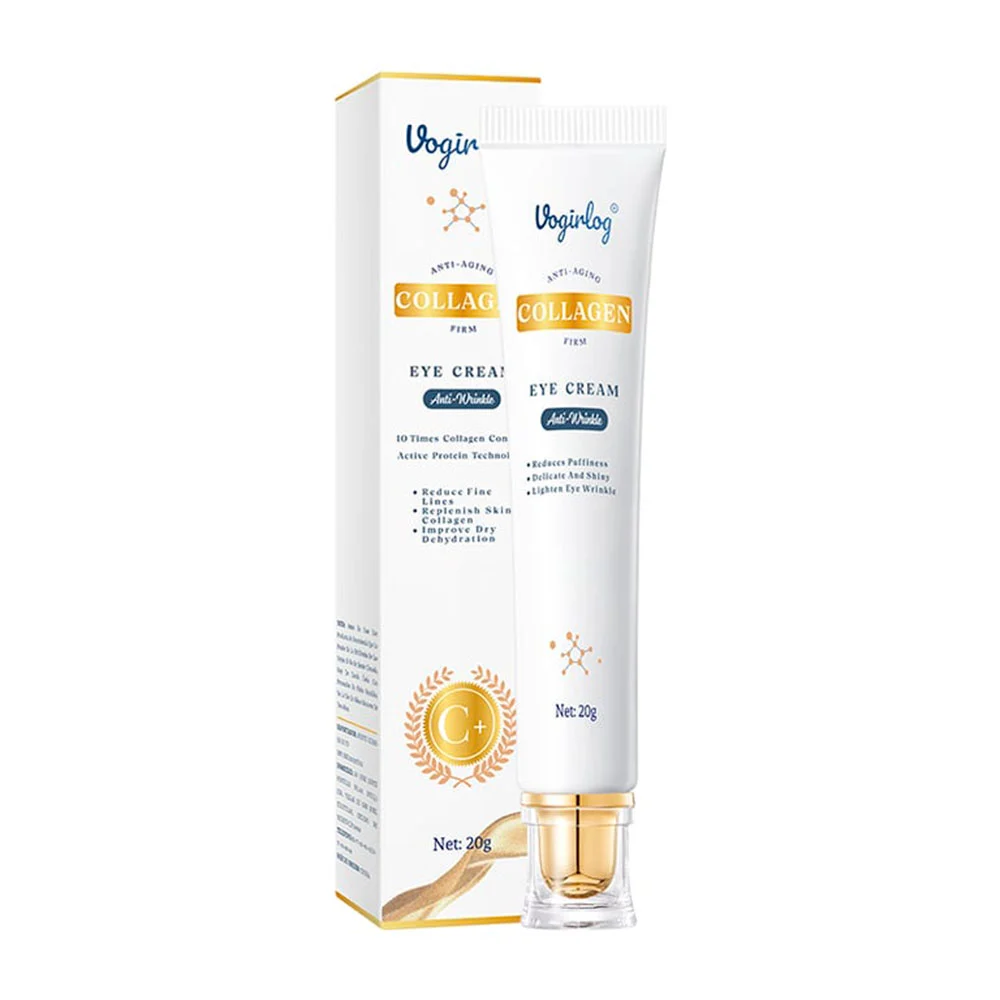 Crema para ojos anti arrugas con extracto de colágeno, 20g / vogirlog / vg-col06