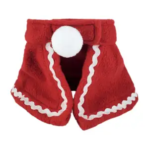 Capa afelpada con pompón para mascotas, talla chica, color surtido / …
