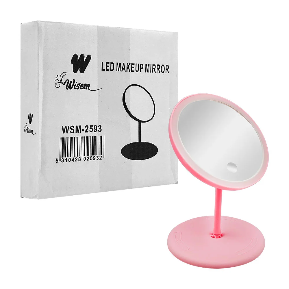 Espejo redondo para tocador con luz led ...