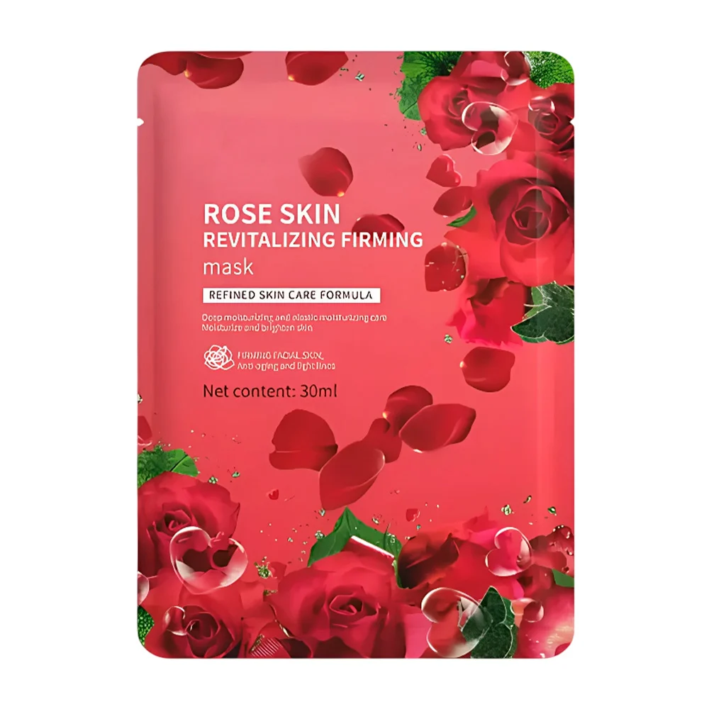 Mascarilla facial reafirmante bicaoyuan con extracto de rosas / a-013