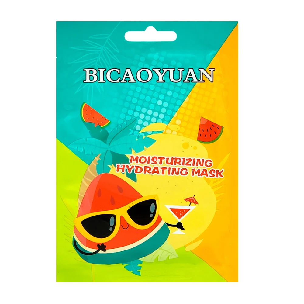 Mascarilla facial hidratante bicaoyuan con extracto de sandía / a-37