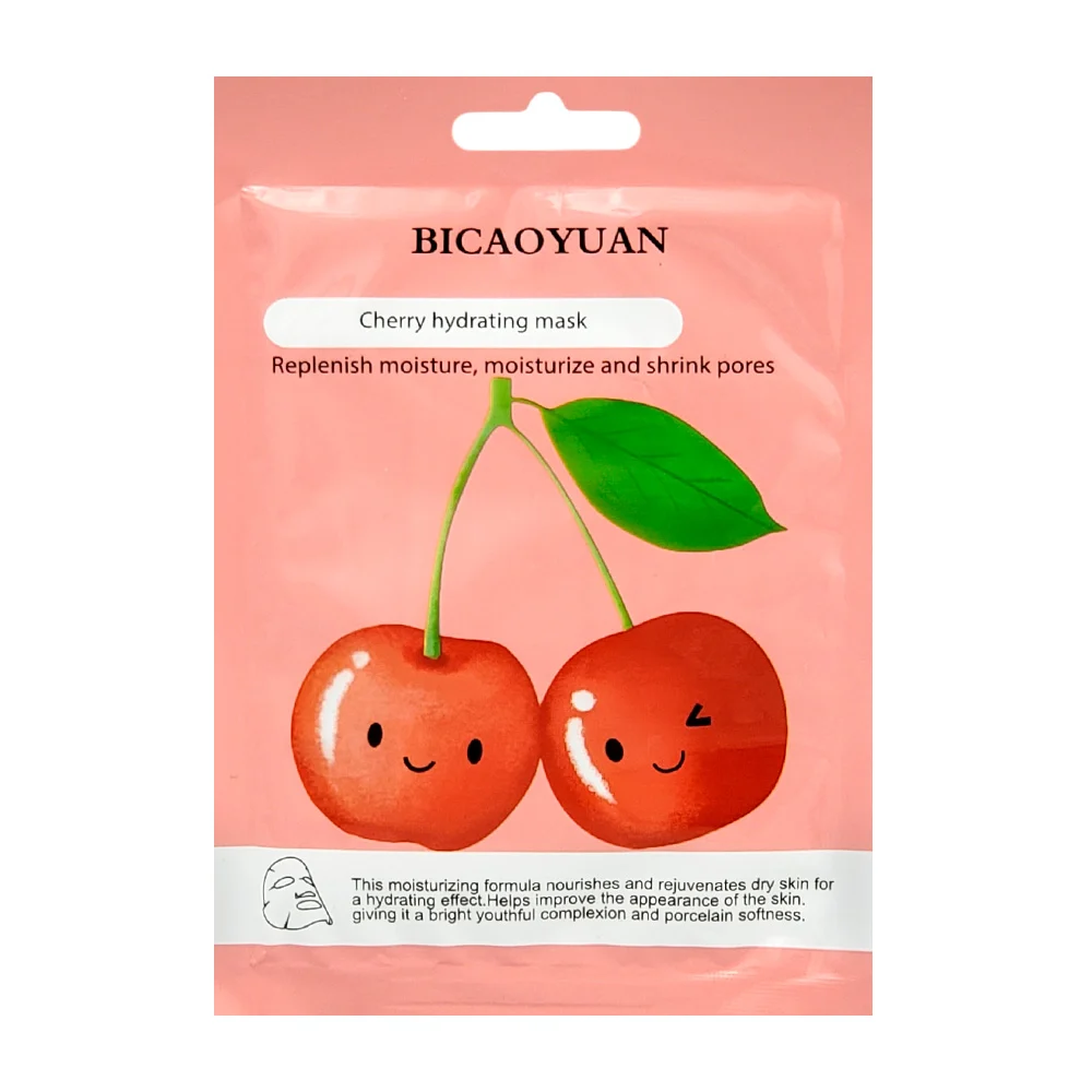 Mascarilla facial hidratante bicaoyuan con extracto de cereza / a-52