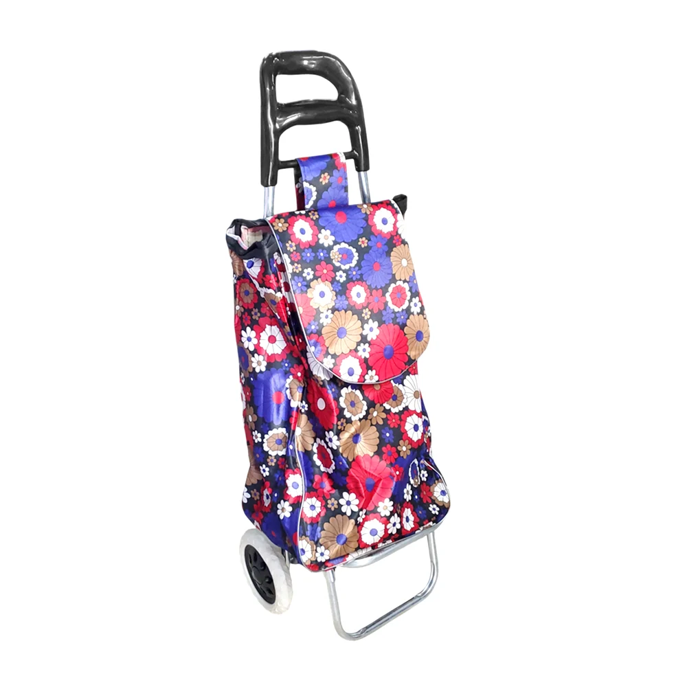 Carro multifuncional para mandado, 2 compartimentos y estampado, 96x36x28cm