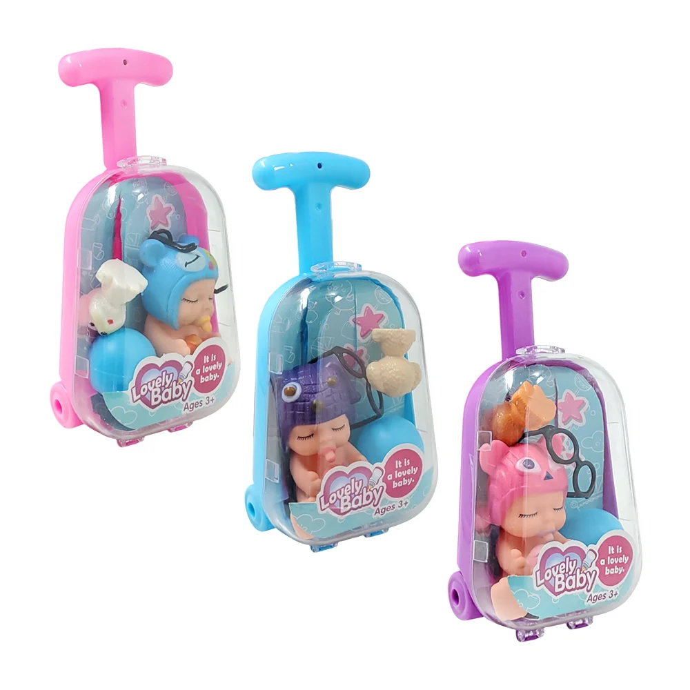 Juguete infantil tipo mochila con mini bebé + accesorios, variedad