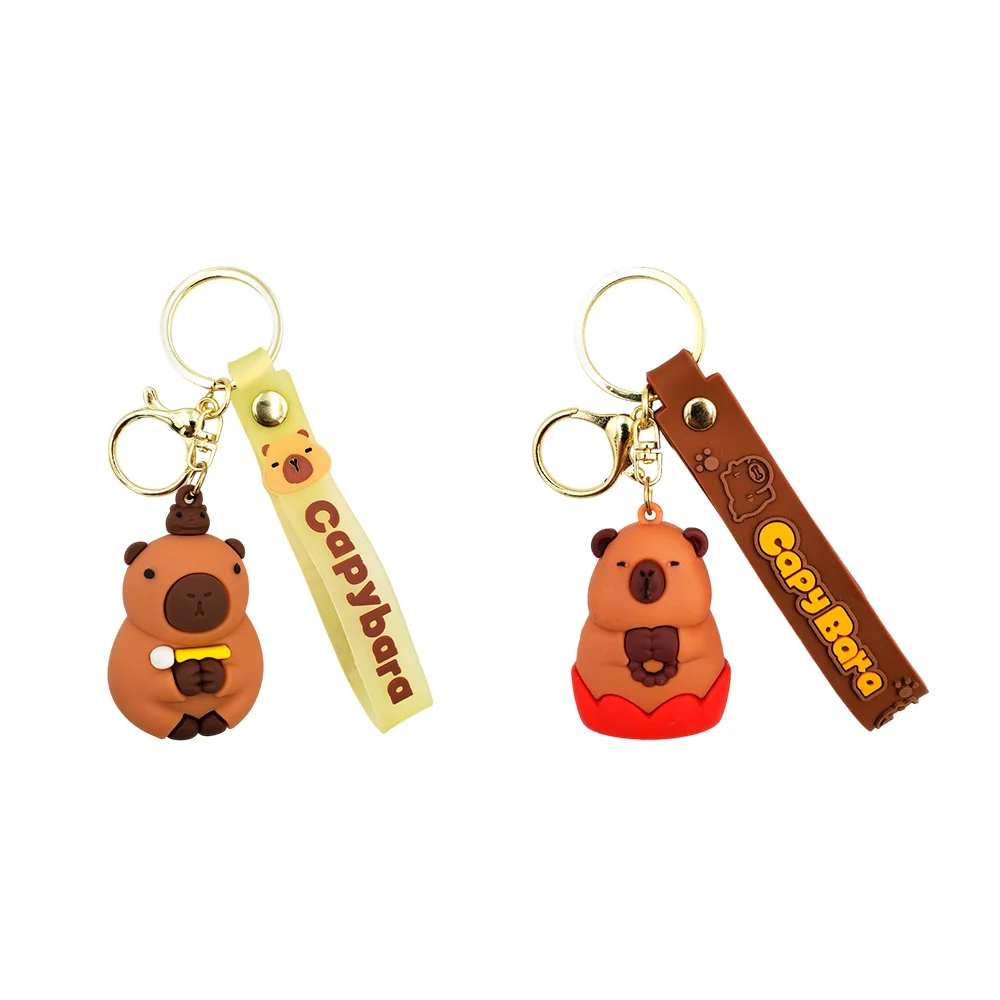 1pza Llavero en forma de capibara + band...