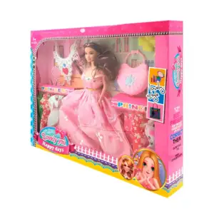 Set muñeca lovely you happy days con variedad de vestido y accesorios…
