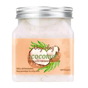 Crema exfoliante facial y corporal vogirlog con extracto de coco, 500…