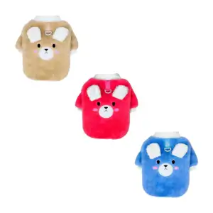 Suéter afelpado para mascotas, talla mediana, estampado de oso, tipo …