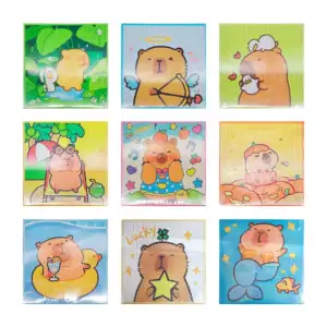 Dibujo lienzo interactivo diamond painting diseño de capibara 20x20cm…