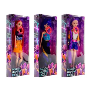 Muñeca articulada fashion happy doll con luces y música, varios model…