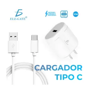 Cargador de carga rápida con entrada tipo c 2.1a ch.84.typec