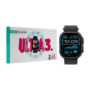 Reloj smartwatch, f30 ultra3 con 3 correas de plástico, variedad de c…