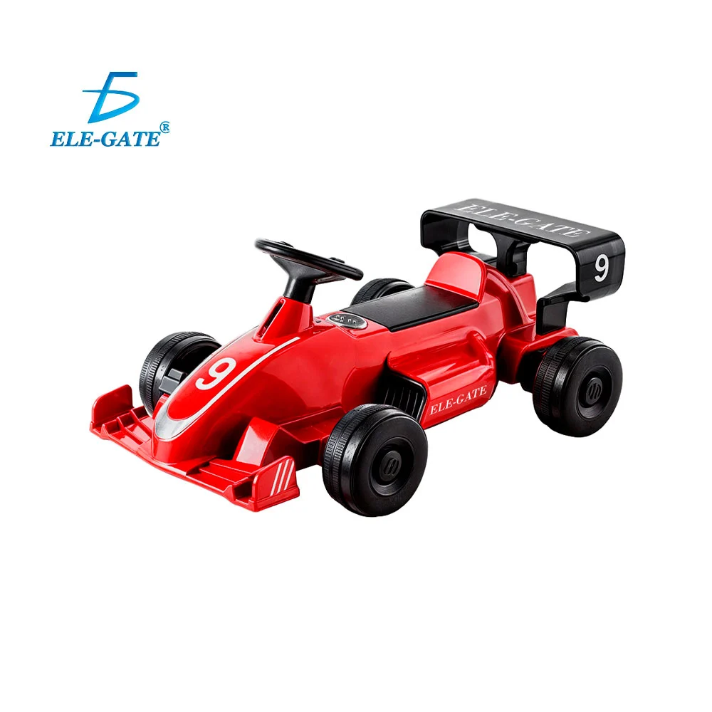 Montable eléctrico de auto de carreras F1, con luz y sonido + control remoto