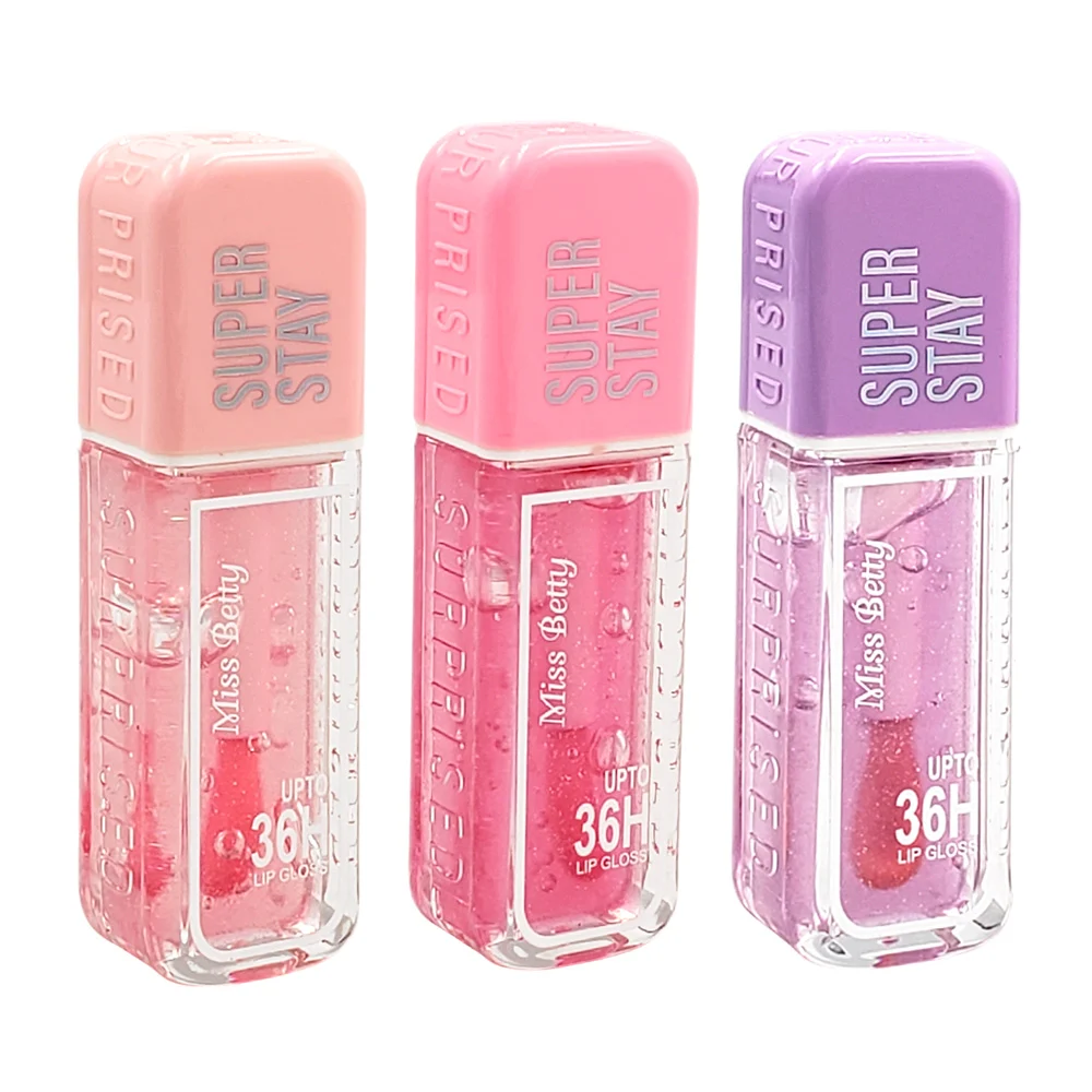 1pza lip gloss mágico con aroma y glitter, 6g, variedad de colores / l5497