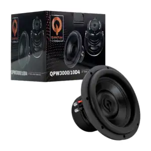 Altavoz subwoofer 10in, alta potencia, 3000watts / qpw3000-10d4