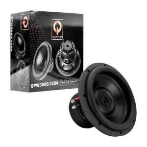 Altavoz subwoofer 12in, alta potencia, 3000watts / qpw3000-12d4